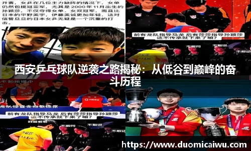 西安乒乓球队逆袭之路揭秘：从低谷到巅峰的奋斗历程